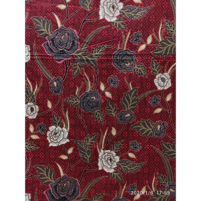 Kain Batik Sarini 53507 Bunga Mawar