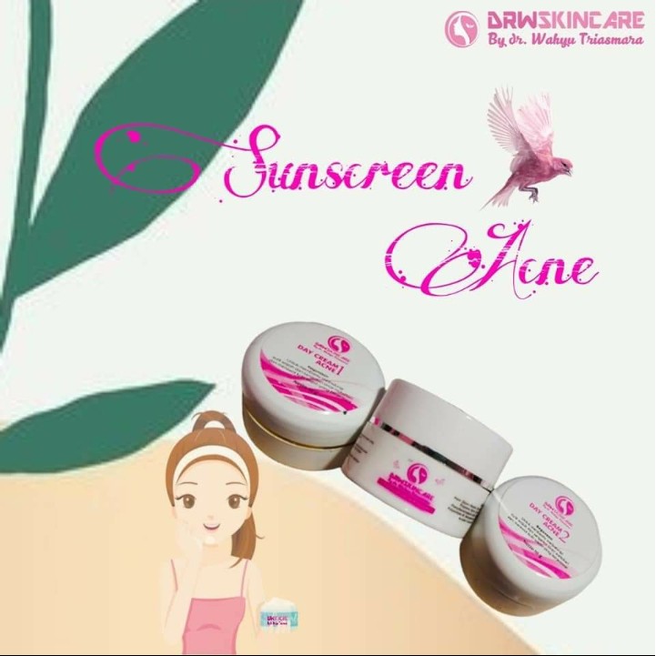 Sunscreen Acne DRW Skincare, Sunblock Acne dijamin ori