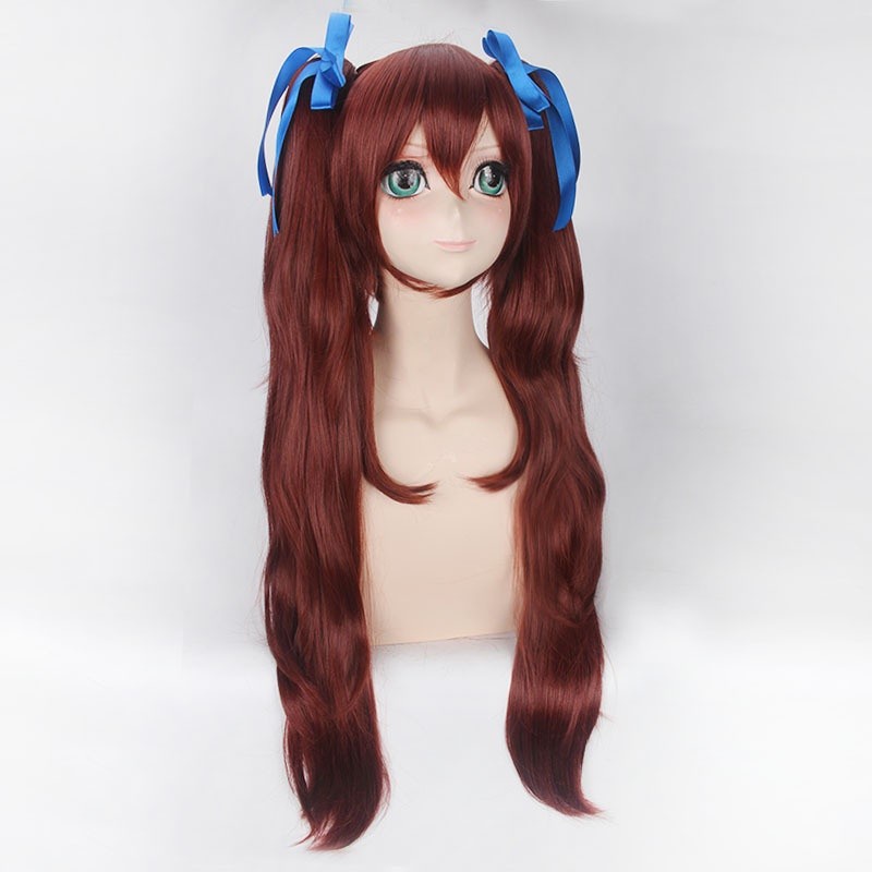 LOL-124 wig clip on rambut palsu cosplay izumi akazawa twintail