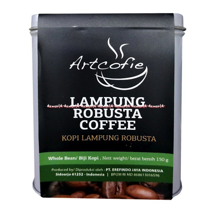 Artcofie Lampung Coffee 150 gr Kaleng kopi khas Lampung ArtCoffee Art Kopi Cofie