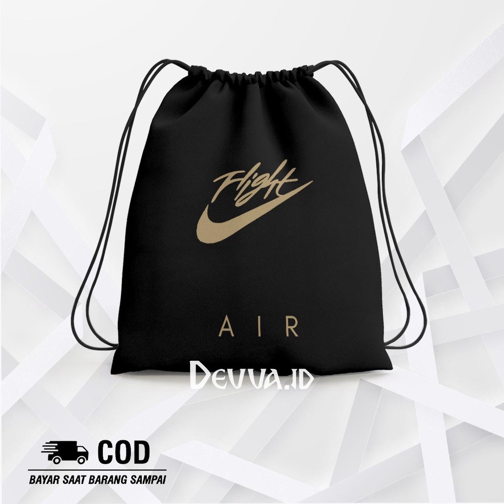 Tas Serut Nike Flight String Bag Bts Muat Banyak Barang Ukuran 36 X 31 Cm | Devva.Id