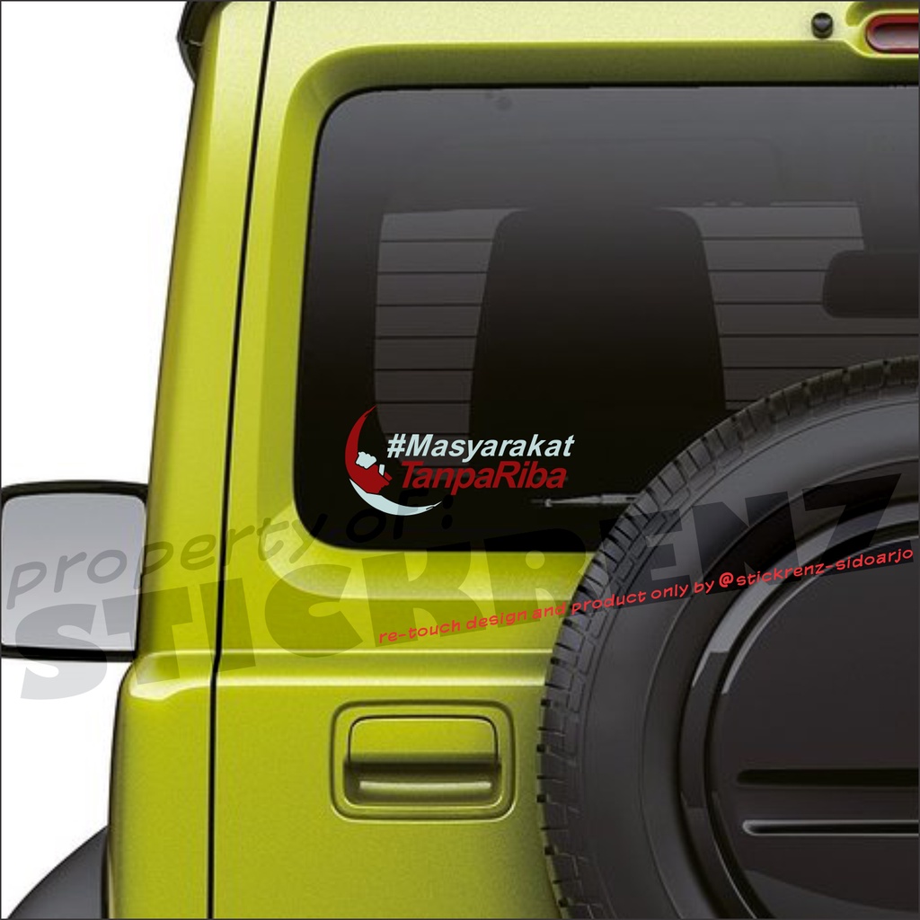 Cutting Sticker Islami Stiker Masyarakat Tanpa Riba 02