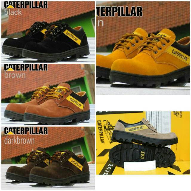 TERLARIS sepatu kets vantovel pria wanita /    TERLARIS  Sepatu Low Safety Boots Caterpillar
