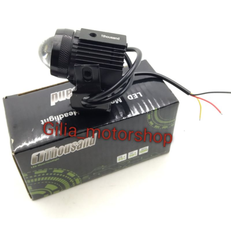 Lampu tembak Laser full besi 1 thousand 2D plus kipas pendingin 24 Watt universal