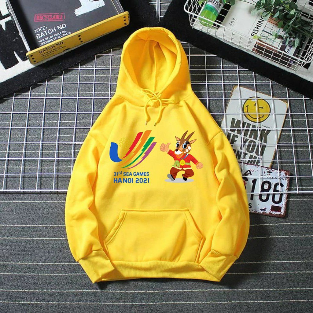 Jaket Sweater Switer Switter Hoodie Hodie Hoddie SEA GAMES HANOI 2021 SEA Asean Games Seagames ke 31th Ha Noi