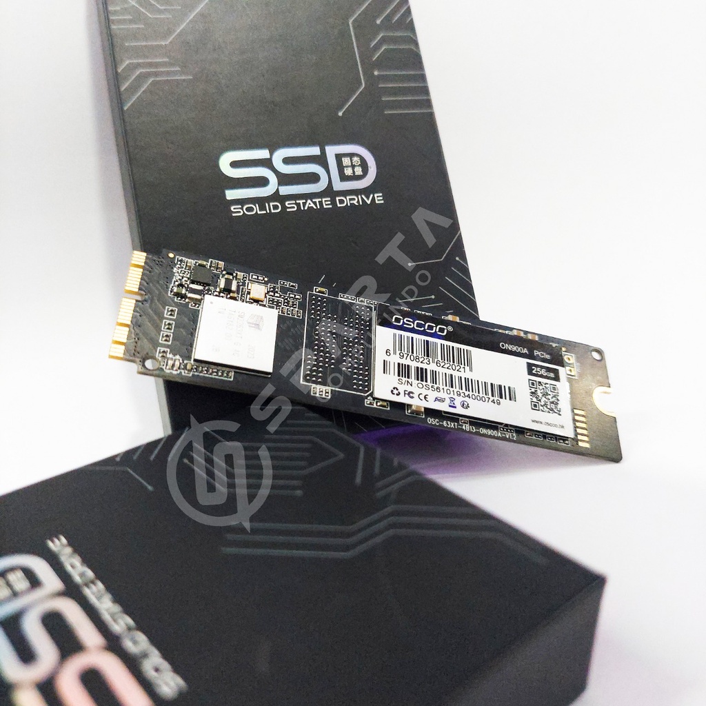 SSD OSCOO ON900A PCIE FOR APPLE (2013 UP) 256 GB New Garansi Resmi