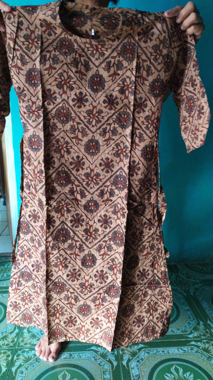 Batik Anak Perempuan Sogan Original Untuk Usia 2-10th Termurah
