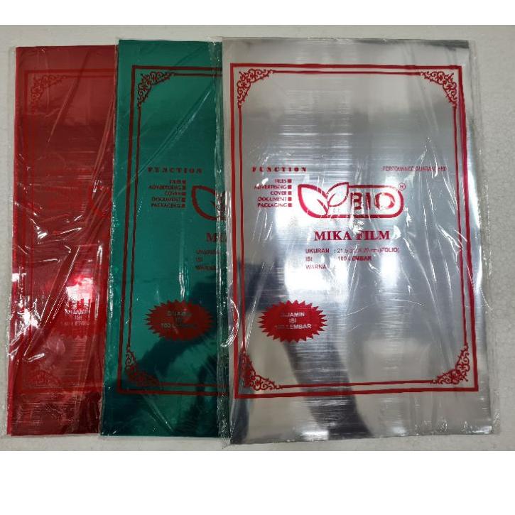 

Terbaru! Plastik Mika Jilid 100 Lembar F4 시