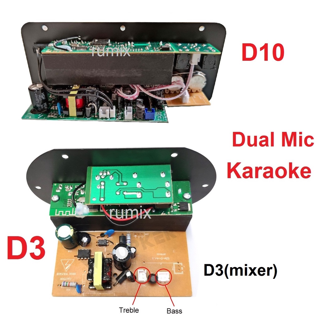 Amplifier Board Audio Bluetooth USB Radio TF DIY Subwoofer D5 D10 D3 Karaoke Power Stereo Bass Audio Karaoke FM Papan AW-322