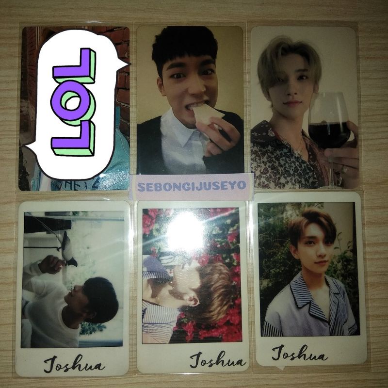 PC Photocard Pairing TC Seventeen Scoups Jeonghan Joshua Jun Hoshi Wonwoo Woozi The8 Mingyu Dokyeom 