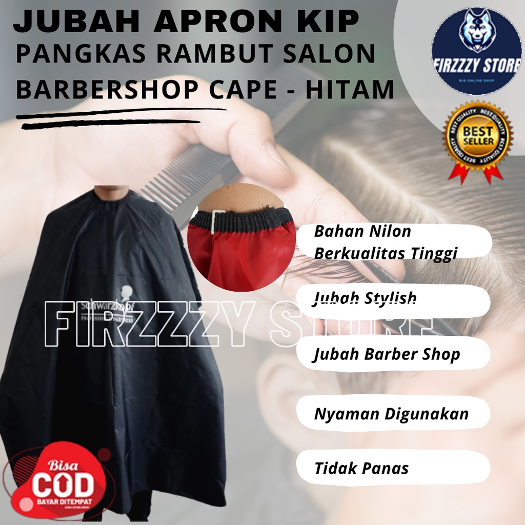 Courtier Jubah Apron Potong Rambut Salon Barbershop Cape