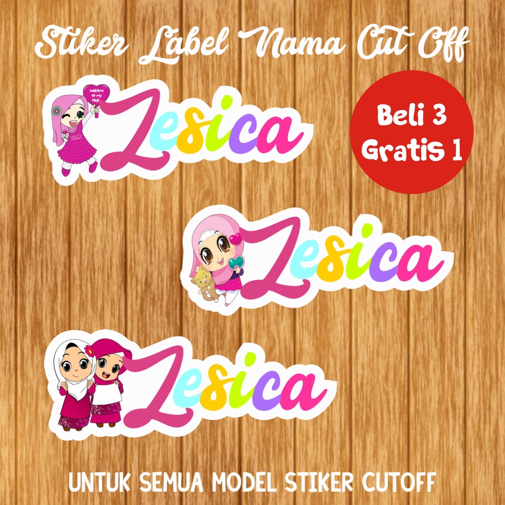 

STIKER NAMA CUT OFF MUSLIMAH 2