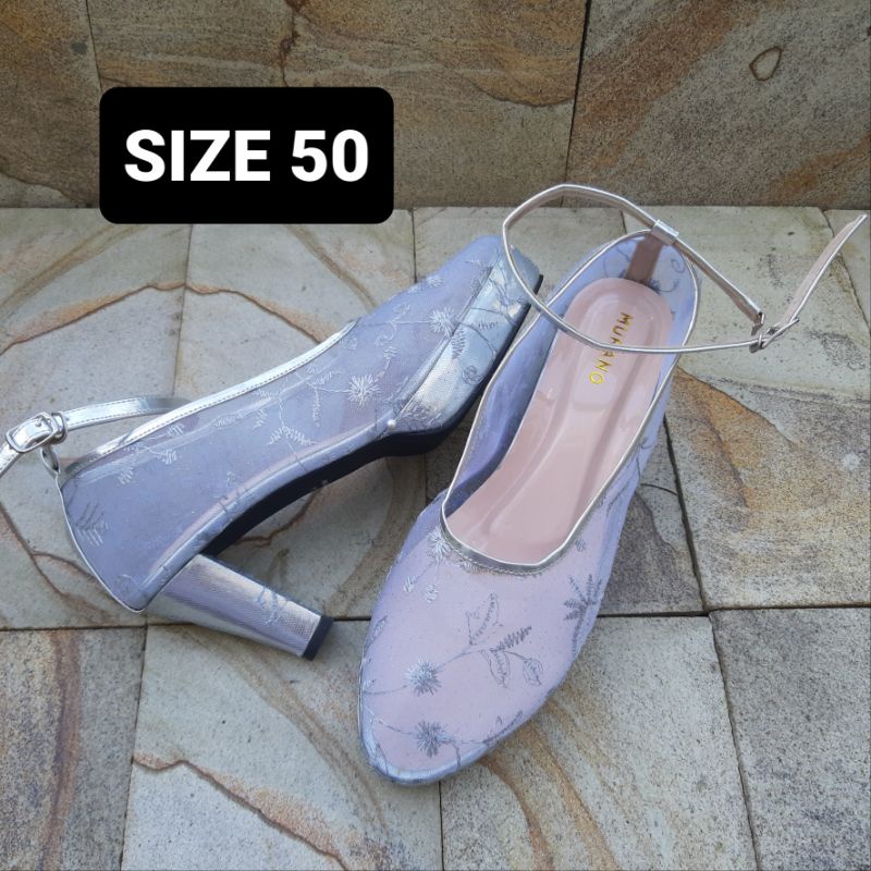 MURANO BRUKAT HEELS 50