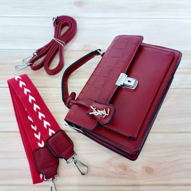 Tas ysl croco nns