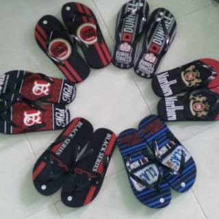 PROMO Sandal Jepit motif Rokok sandal indoor / outdoor sandal wudhu