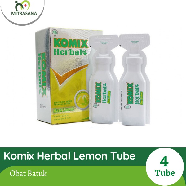 Komix Herbal Lemon 4 Tube/15 Ml