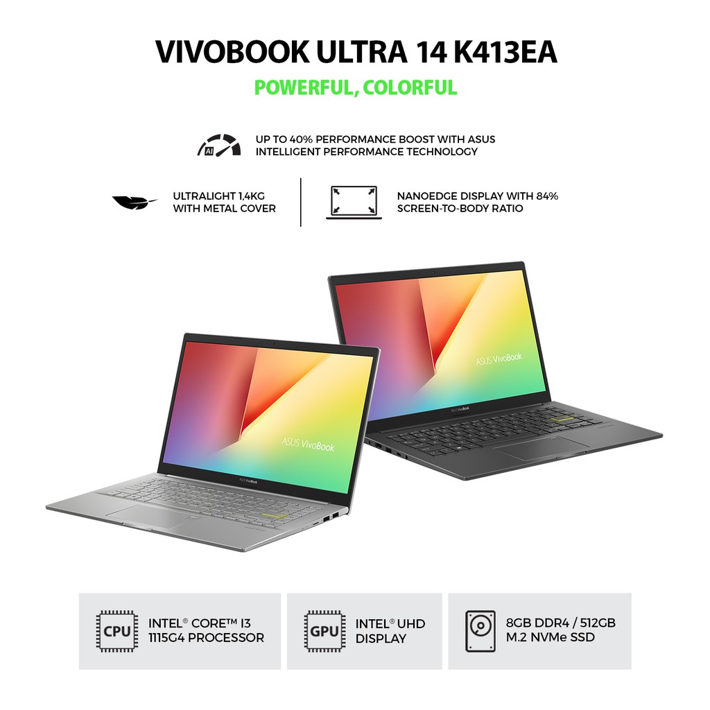 ASUS K413EA AM351TS AM353TS i3-1115G4/ 8GB/ 512GB SSD