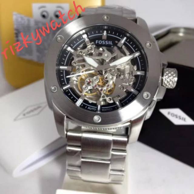 Jam tangan Pria Fossil ME3081Original Automatic satainless