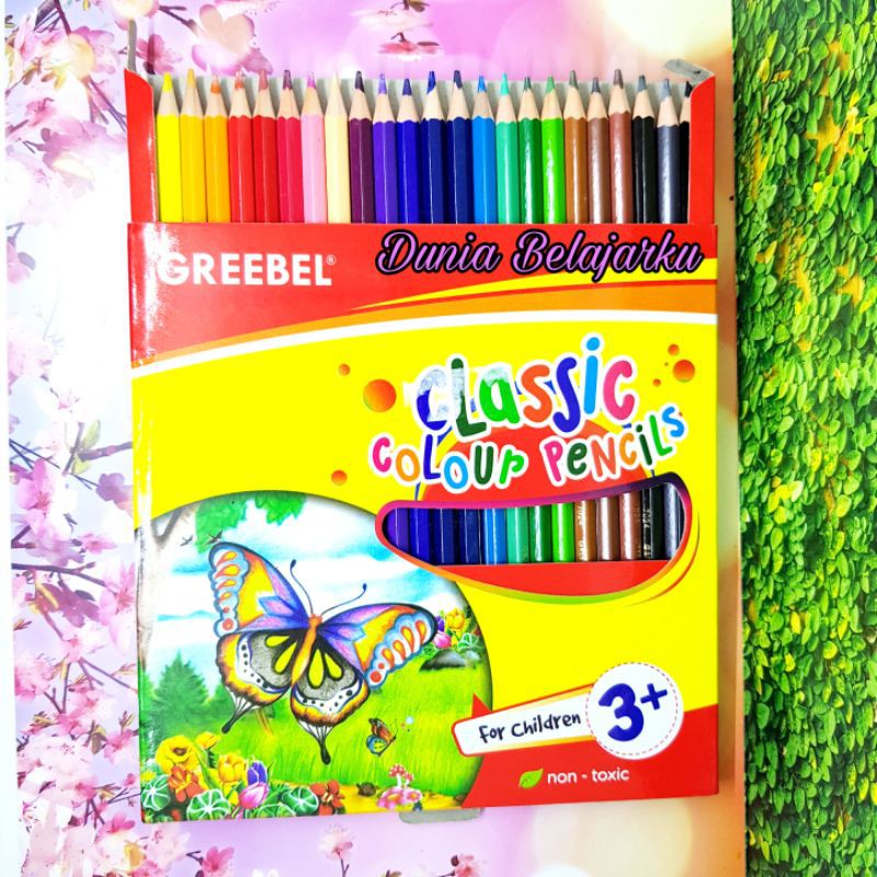 

Pensil Warna Greebel 24 Warna Classic 7024 / Colour Pencil Greebel 24 / Original