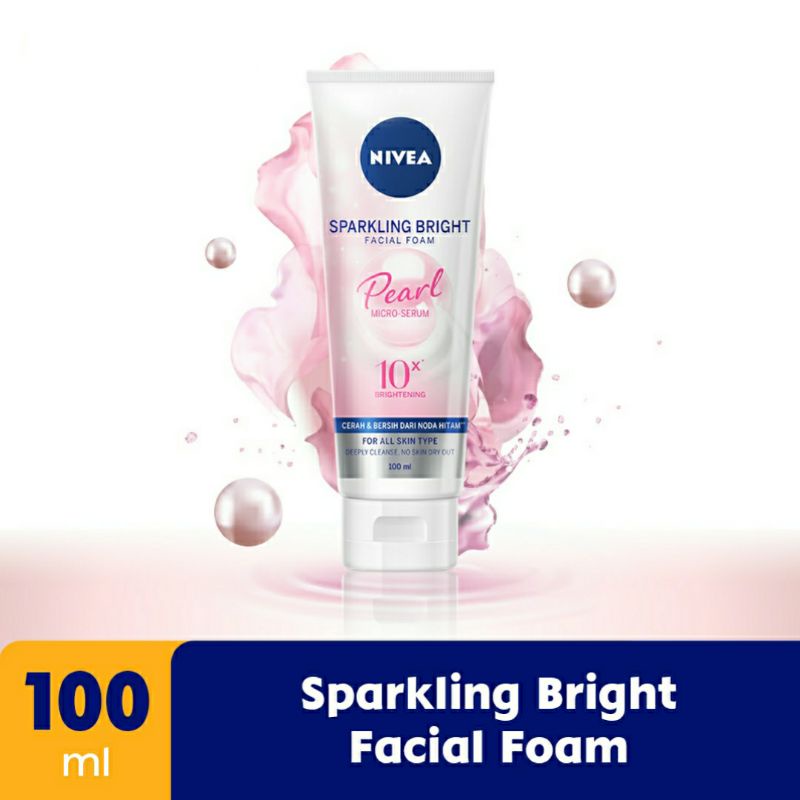 NIVEA Facial Foam Sparkling Bright 100 ml