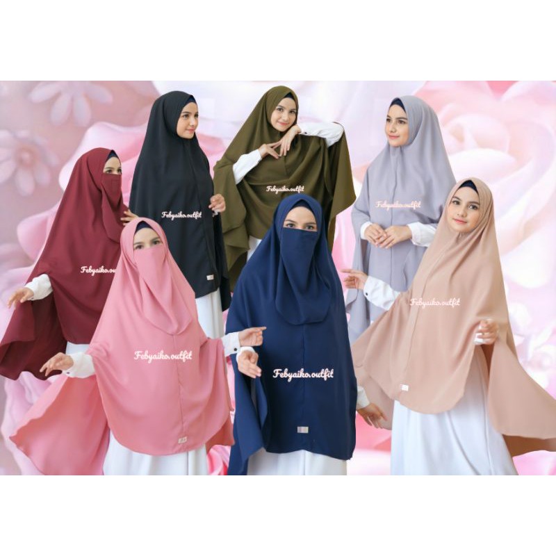 KHIMAR JUMBO HANDSPLIT(KHIMAR BAHEERA)/BERGO INSTAN/HIJAB JUMBO/HIJAB INSTAN/HIJAB SYARI