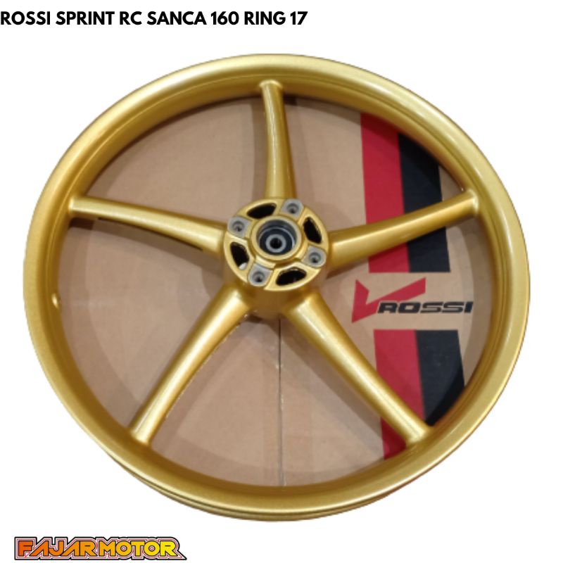 VELG SPRINT RC SANCA ROSSI 160 RING 17 PNP DEPAN YAMAHA JUPITER