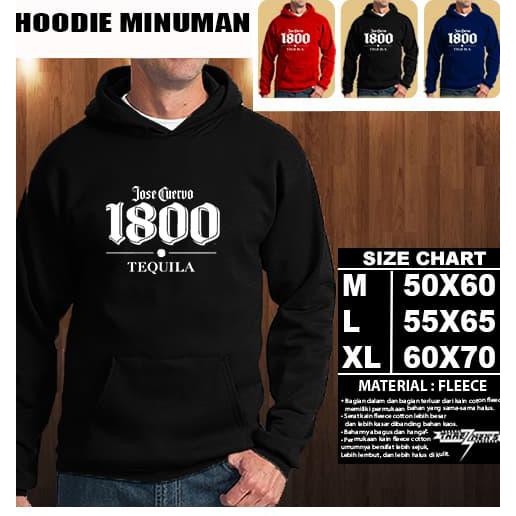 Jaket Hoodie Minuman Jose Cuervo 1800 Hoodie/Sweater