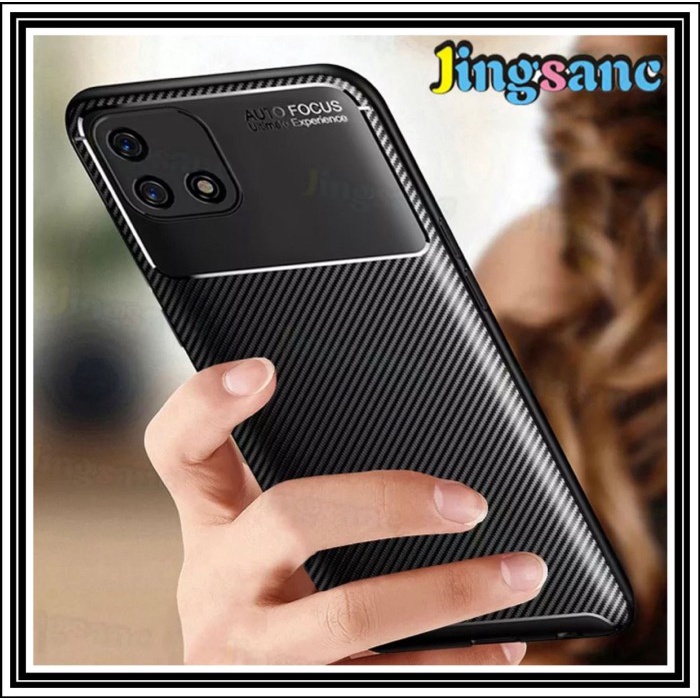 Produk Terbaru Oppo A16E / A16K Soft Case Auto Focus Carbon Original Cafele Casing