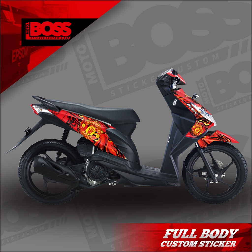 Decal Sticker Honda Beat Karbu 2008 2009 2010 2011 2012 Full Body Sticker Decal Beat Karbu 2008 2009