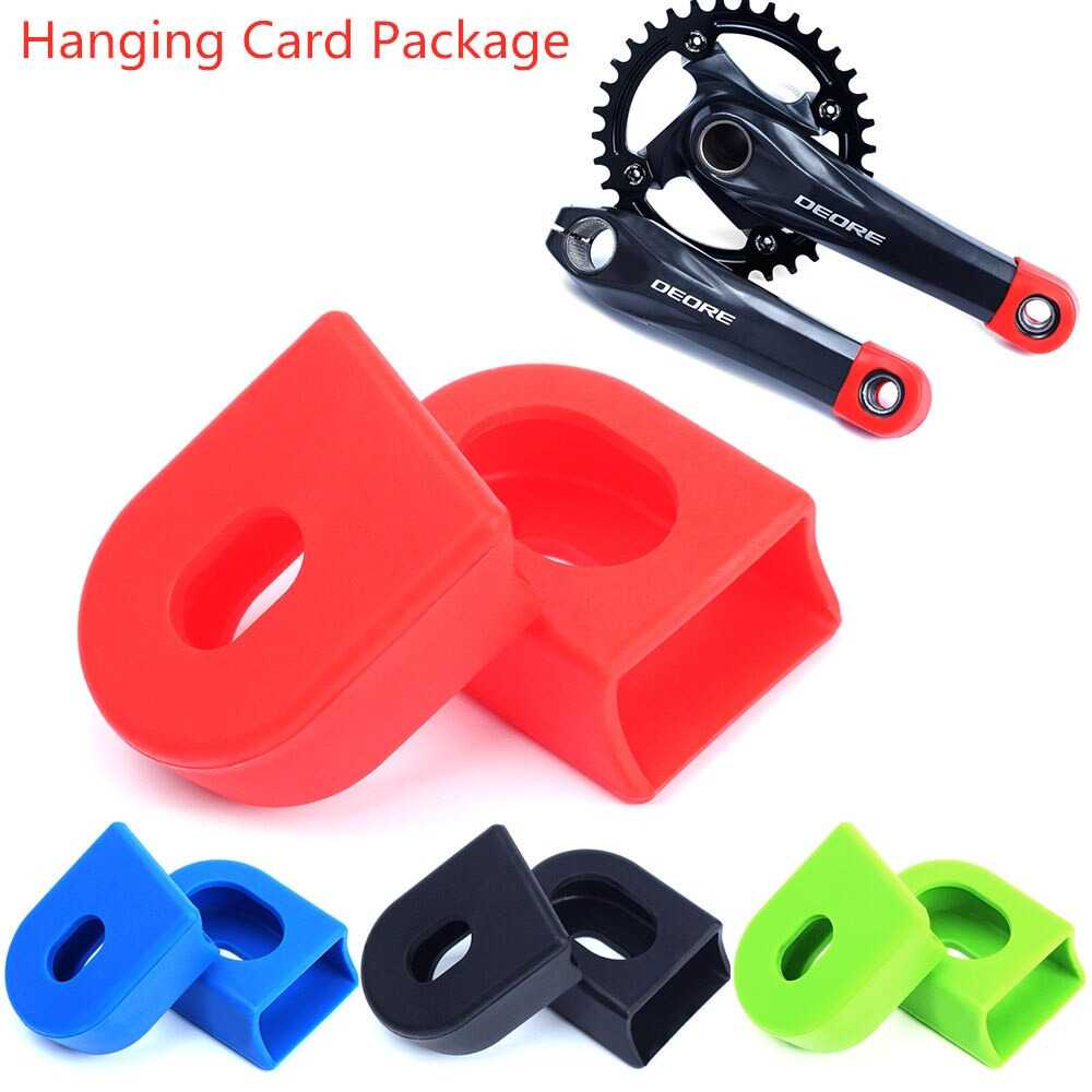 TG - HBF RISK Cover Crank Sepeda Silicone Bicycle Arm Protector - JI1171