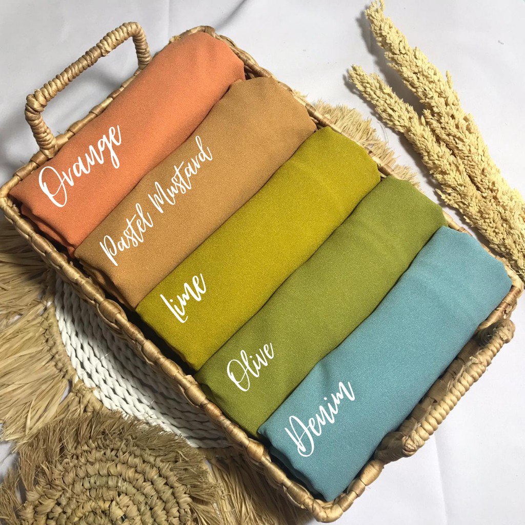 [PROMO] hijab pashmina sala osi BIG / pashmina instan / jilbab pasmina murah-L  ZAMRUD