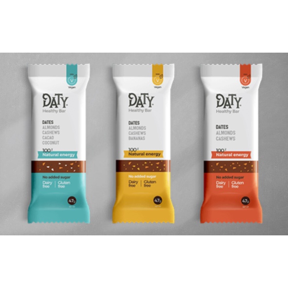 

DATY BAR Almond, Banana, coconut/ Daty Healthy Bar/ Gulten Free