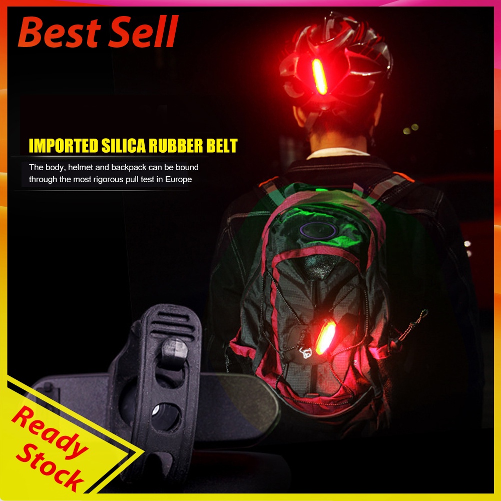 COB LED Mountain Road Bike Rear Warning Lights 120LM Bicycle Taillight