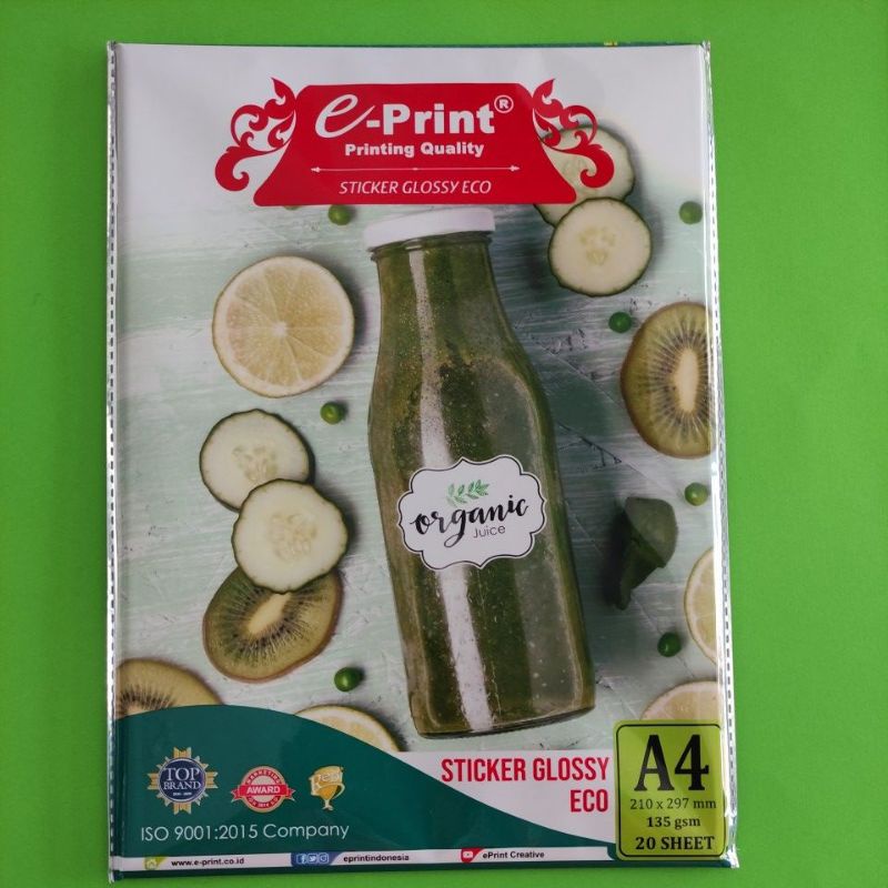 

Sticker Glossy Paper Eprint Eco 135g isi 20