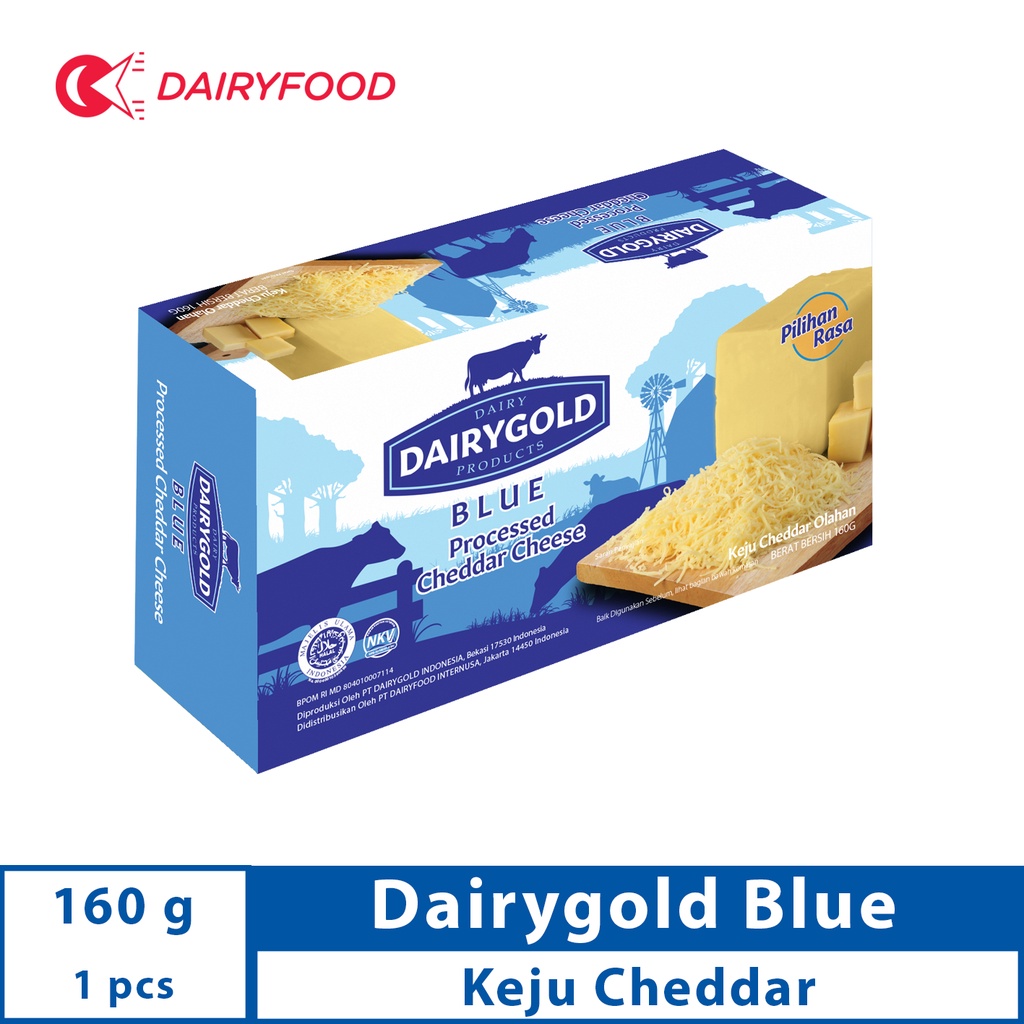 

DAIRYGOLD BLUE CHEESE 160 GR - KEJU CHEDDAR OLAHAN