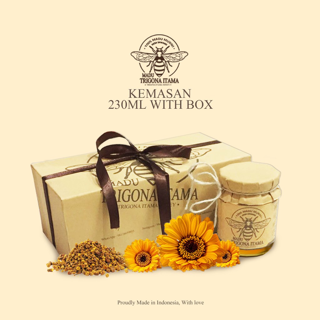 

MADU TRIGONA ITAMA DESASAWANG 230ML WITH BOX PURE HONEY