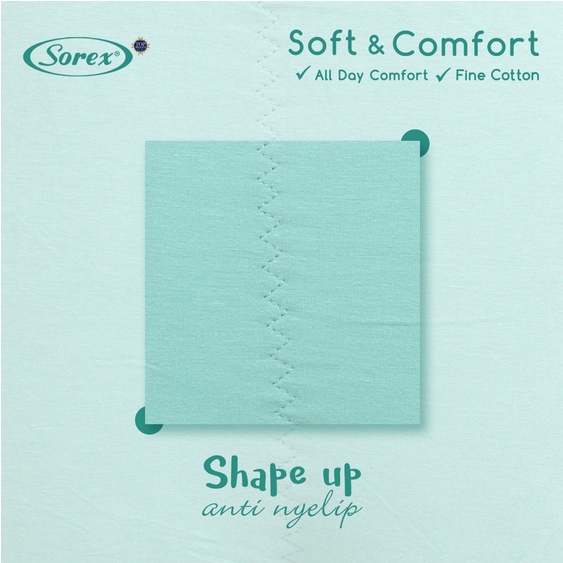 BISA PILIH WARNA Sorex Celana Dalam Wanita - CD 1229 - Maxi Panty - Katun Soft &amp; Comfort - L - EQL