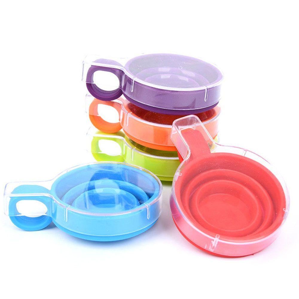 Lanfy Cangkir Air Lipat Silikon Baru Travel Collapsible Outdoor Camping Drinking Cup