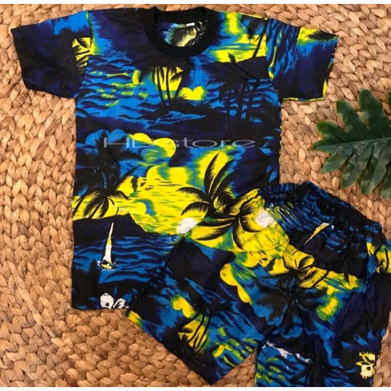 SETELAN HAWAI ANAK BEST SELLER BAJU PANTAI BALI