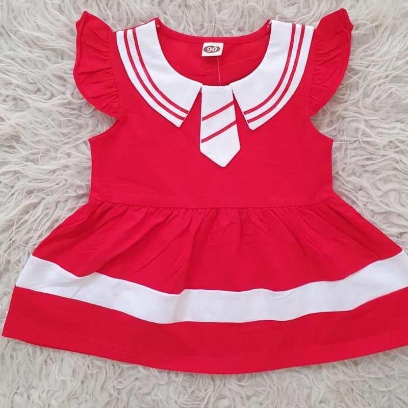 baju bayi import sailor dress