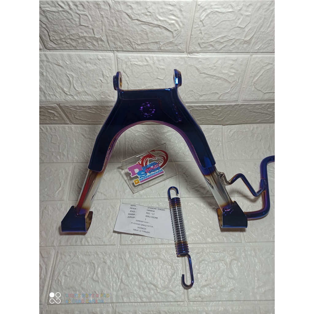 STANDAR TENGAH 17 BLUE CHROME YAMAHA MIO SOUL NOUVO KARBU NTH ORIGINAL THAILAND