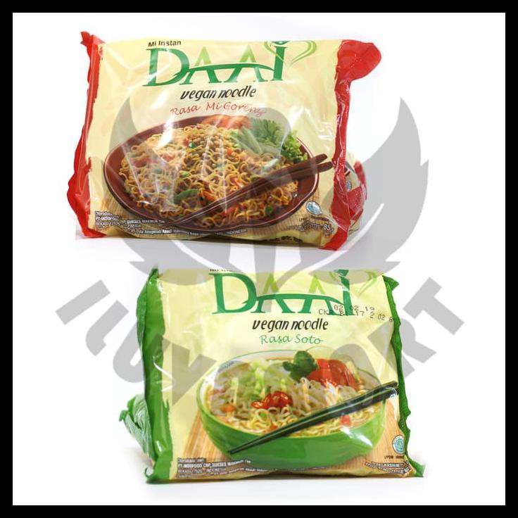 

Mie Instant Daai Rasa Soto & Goreng Vegan Boleh Campur / Da Ai Noodle Promo