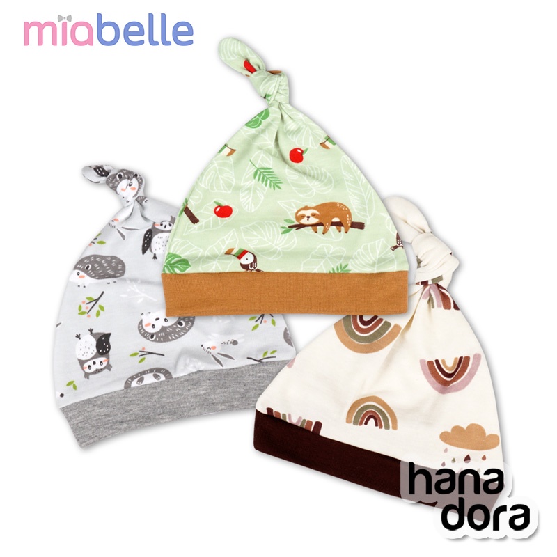 Miabelle Topi Bayi Kupluk Woodland Series