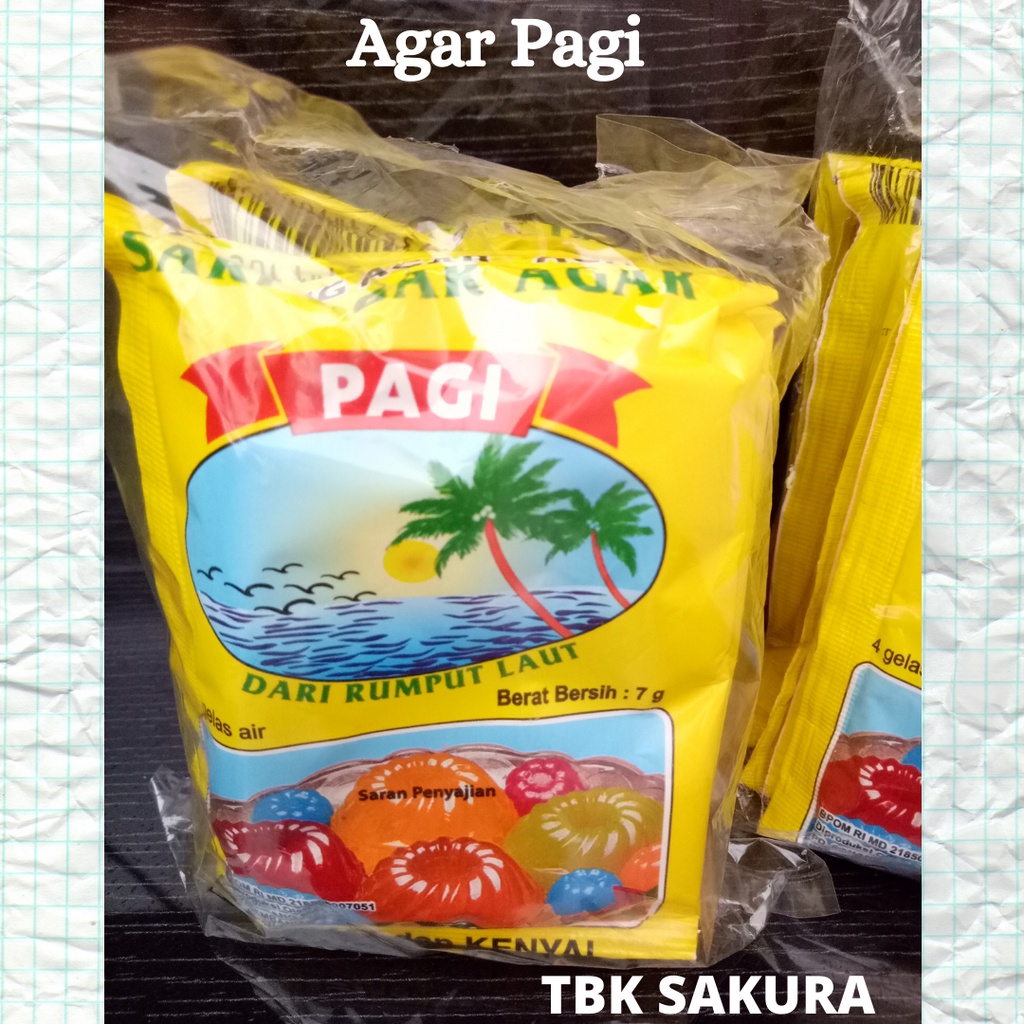 

(1pc) Agar PAGI 7gr Sachet