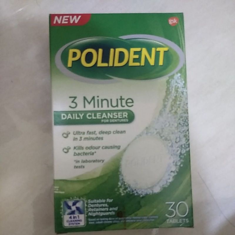 POLIDENT CLEANSER 30S