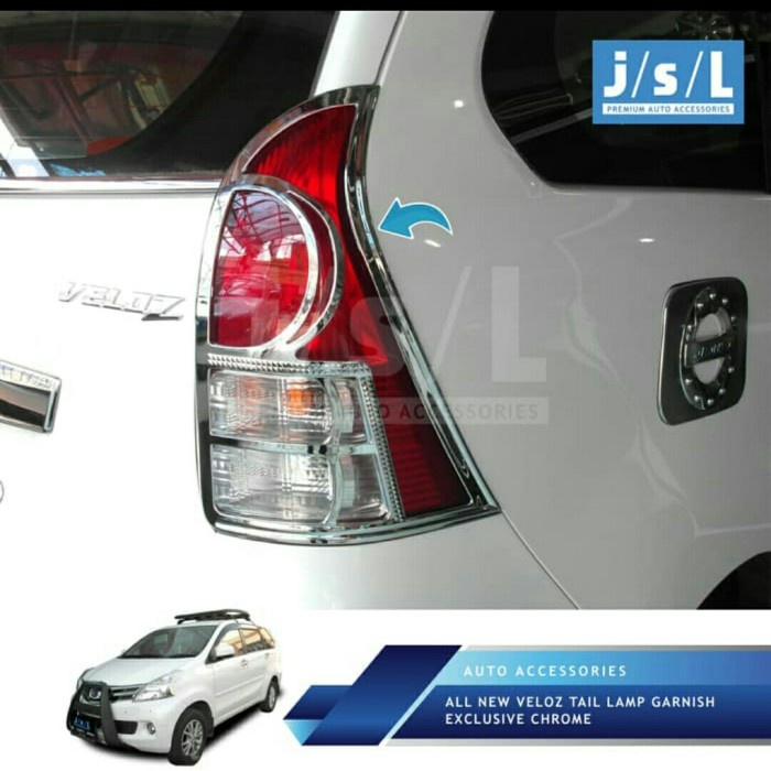 All New Avanza Xenia Veloz 2012-2014 Tail Lamp Garnish Chrome