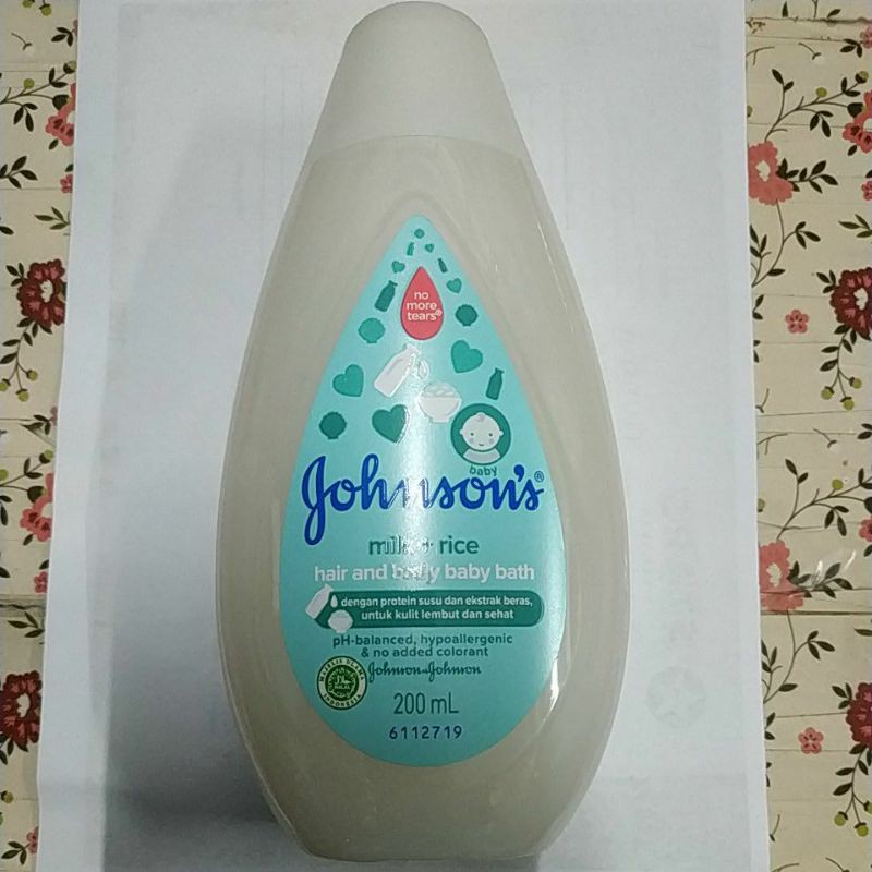 Johnson hair&body milk+rice