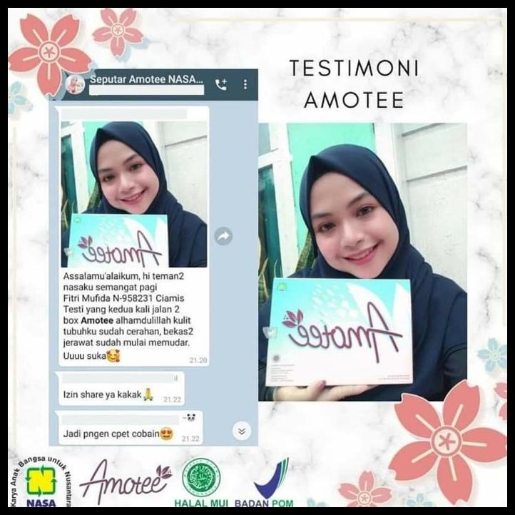 

Amotee Serbuk Herbal Minuman Kesehatan Kecantikan Natural Alami Nasa