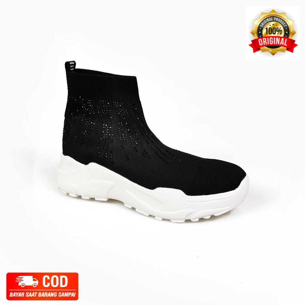 Symbolize Sepatu Wanita Boots Weli - Hitam