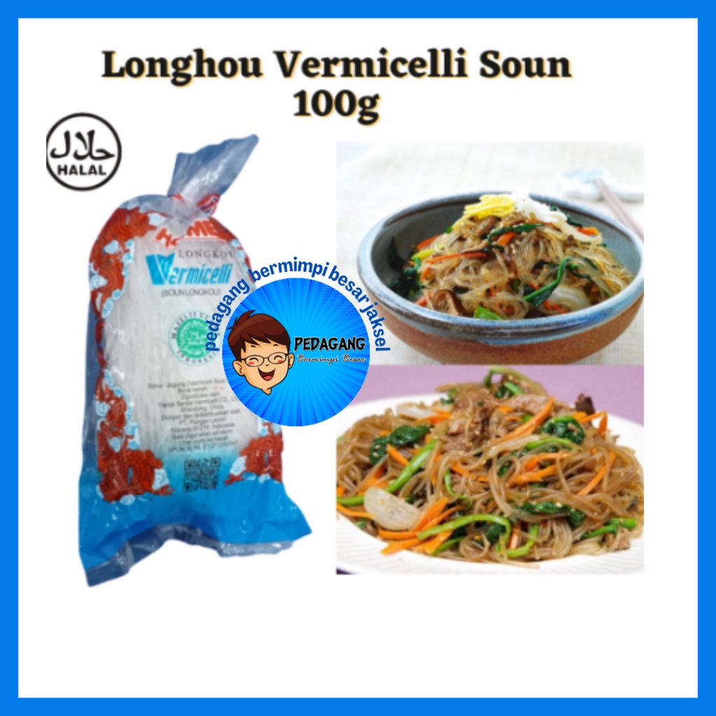 

Longhou Vermicelli Soun 100g/ Soun 100g/ Sohun/ Soun Longkou / Vermicelli/ Bihun/ Soun Longkou